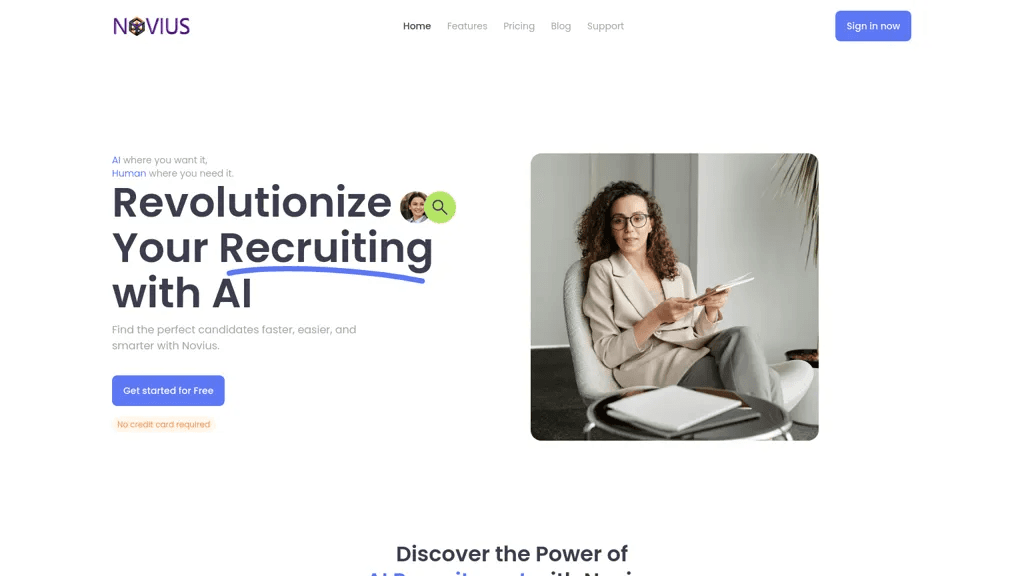 Novius AI Recruiter 工具截图