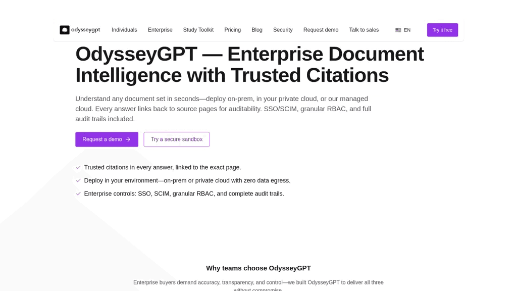 OdysseyGPT 工具截图