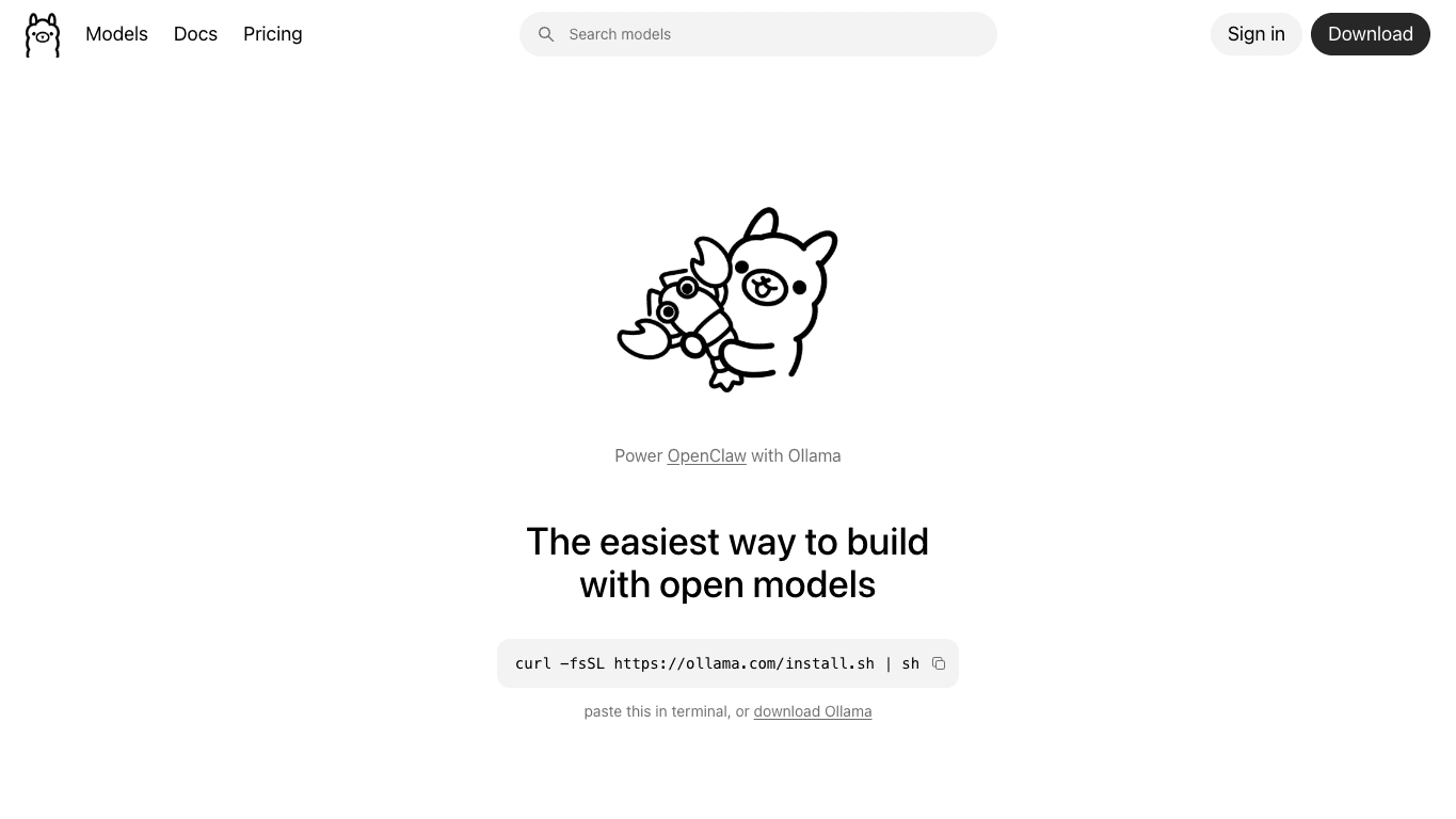 Ollama.ai 工具截图