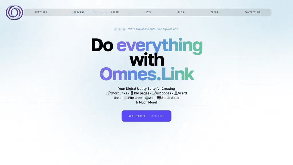 Omnes.link 官网截图