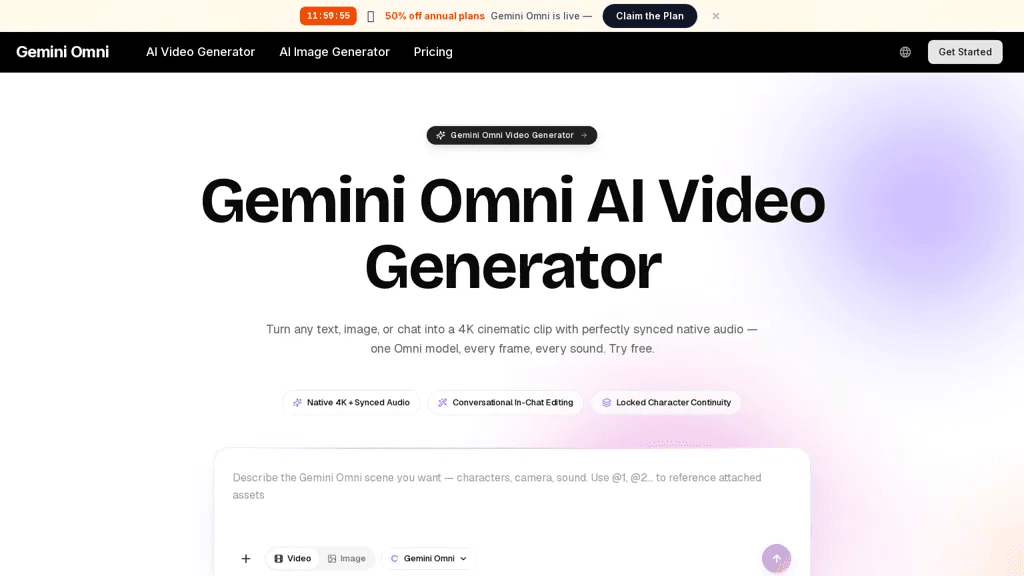 omni-gemini.ai 官网截图