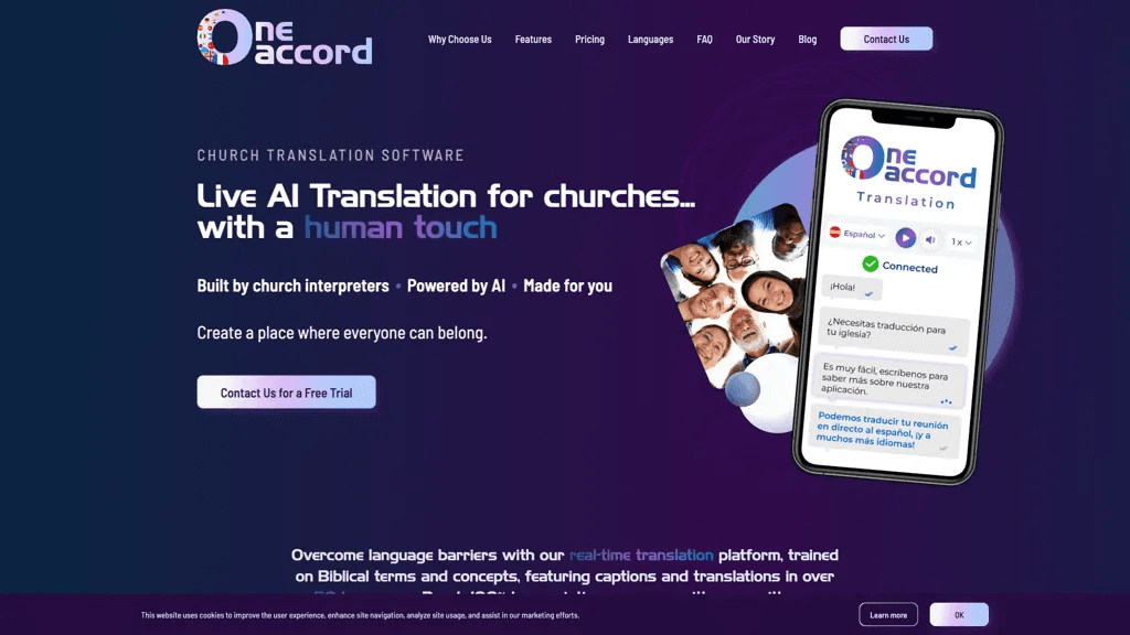 OneAccord 官网截图