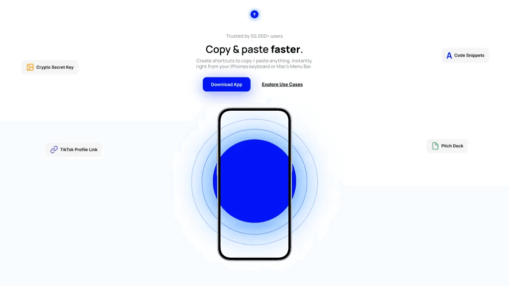 OneTap Clipboard App 工具截图