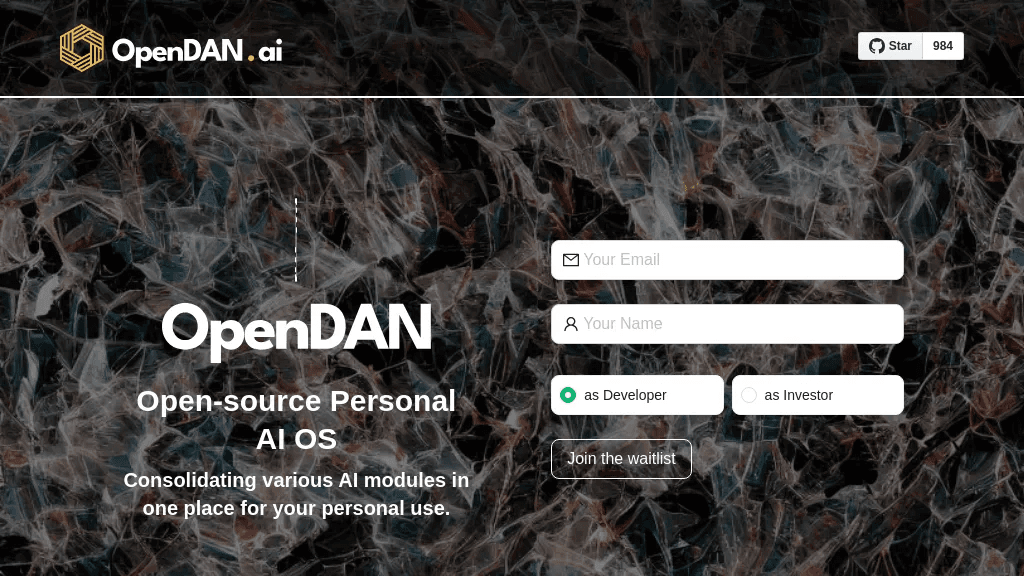 OpenDAN 工具截图