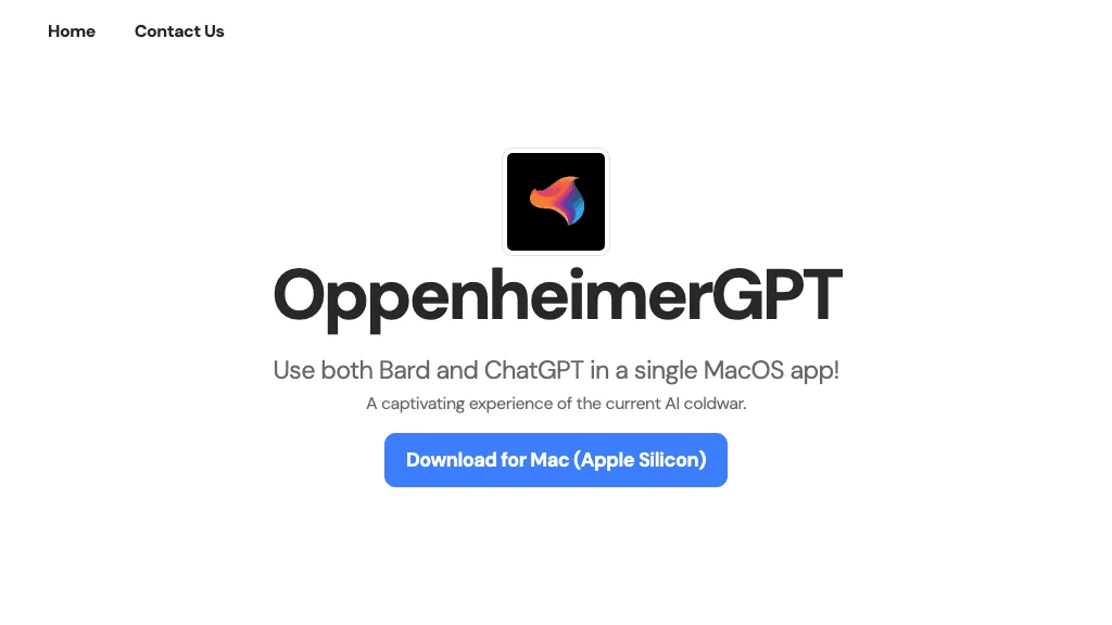 OppenheimerGPT 工具截图