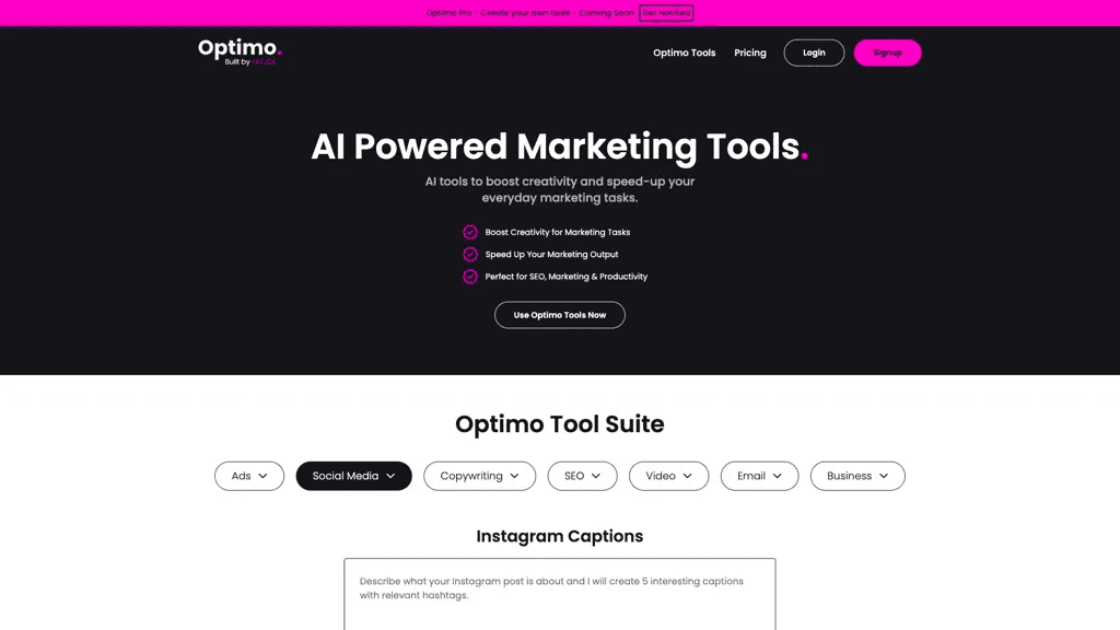 Optimo 工具截图