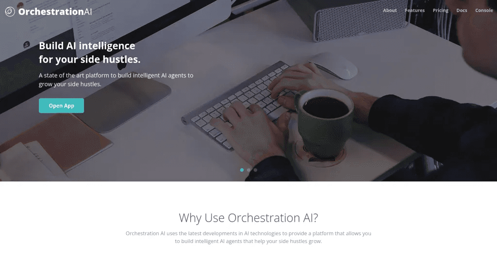 Orchestration AI 工具截图