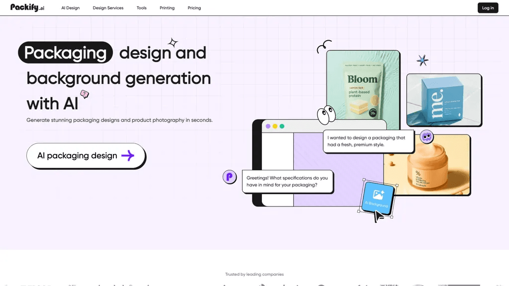Packify.ai 官网截图
