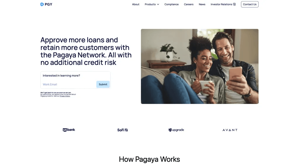 Pagaya.com 官网截图