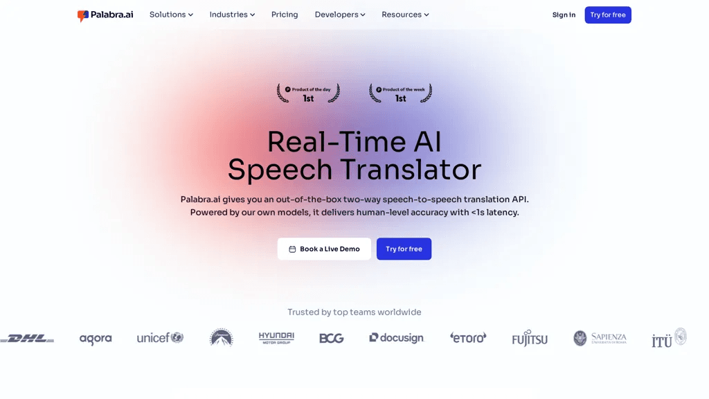 Palabra.ai 工具截图