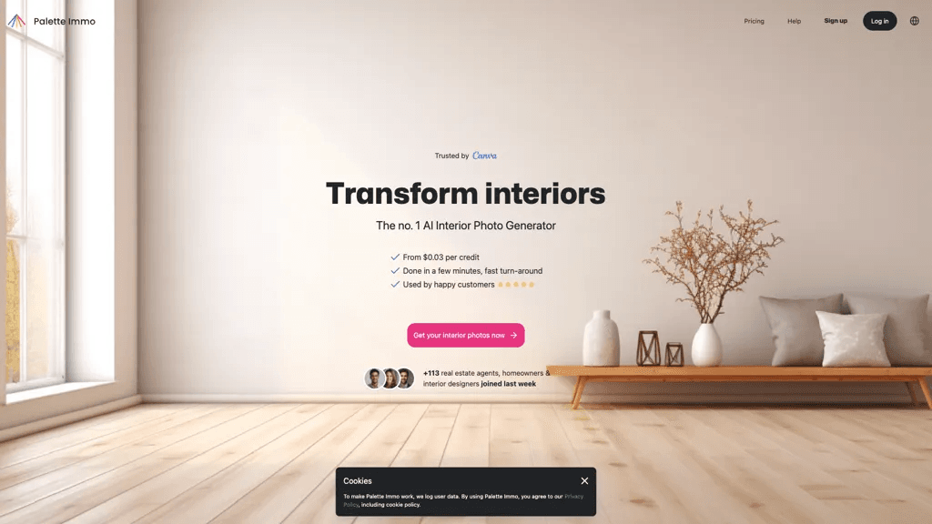Palette Immo 工具截图