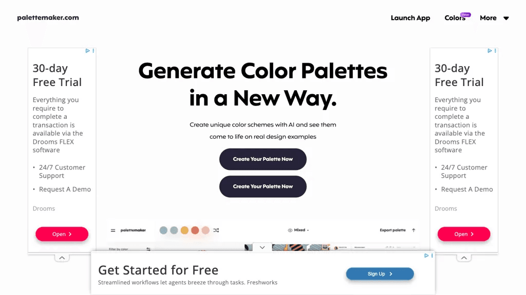 palettemaker.com 官网截图