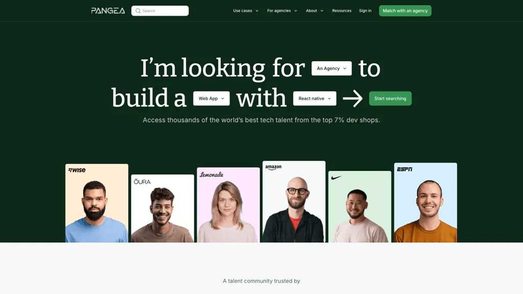 pangea.ai 官网截图