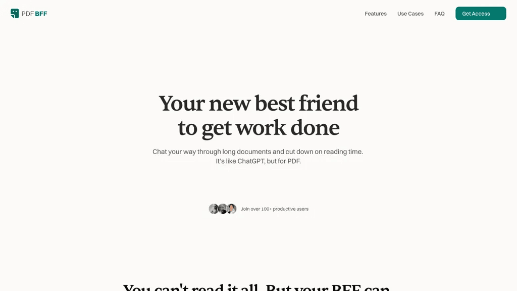 Pdf bff 工具截图