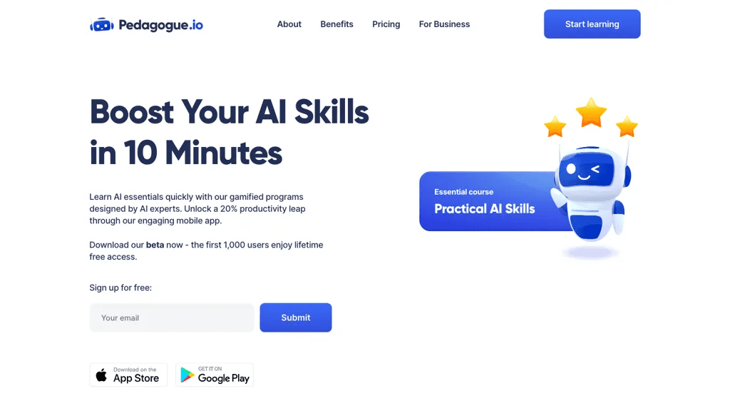 Pedagogue AI 工具截图