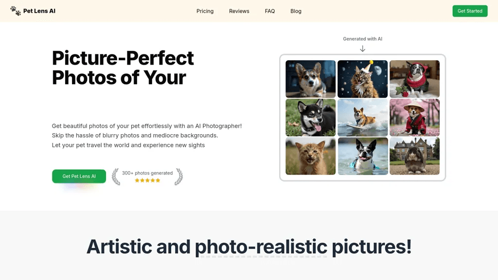 Pet Lens AI 工具截图