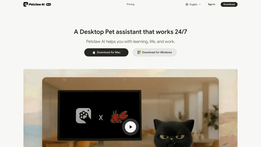 PetClaw AI 工具截图