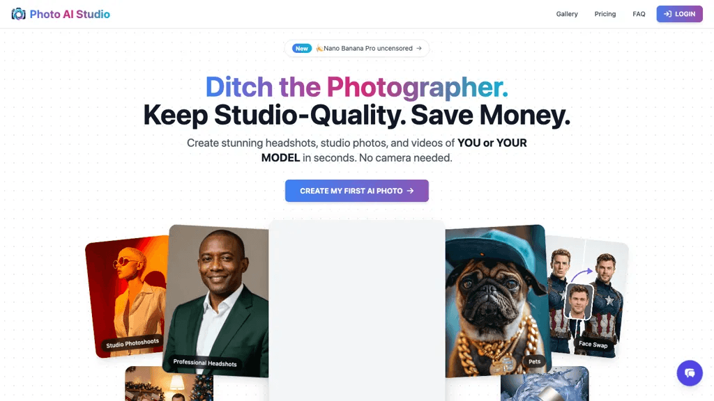 Photo AI Studio 工具截图