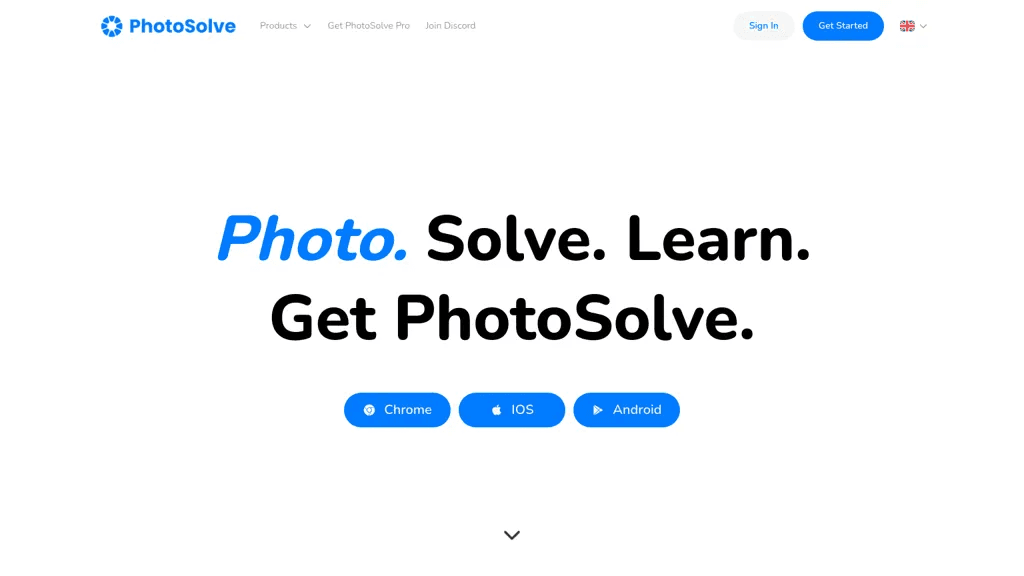 PhotoSolve 官网截图