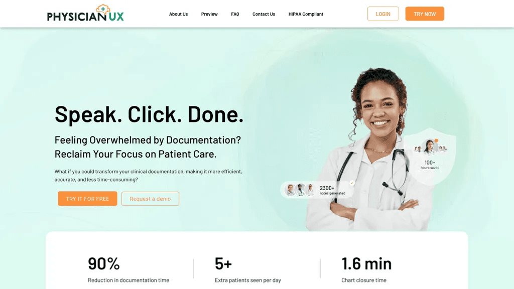 Physician UX 工具截图