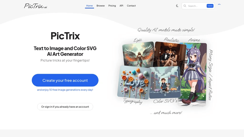 PicTrix.ai 工具截图