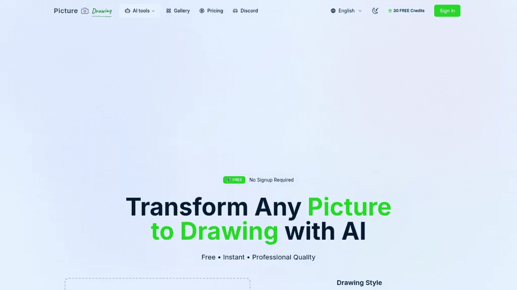 picture to drawing 工具截图