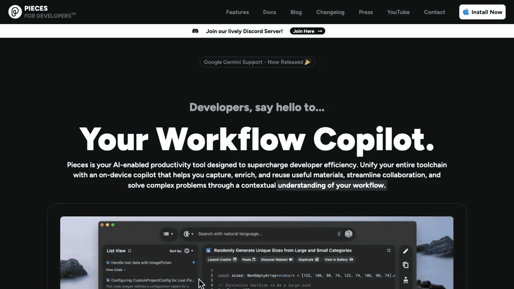 Pieces for Developers 工具截图