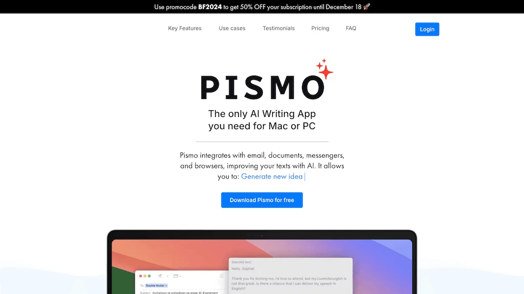 Pismo 工具截图