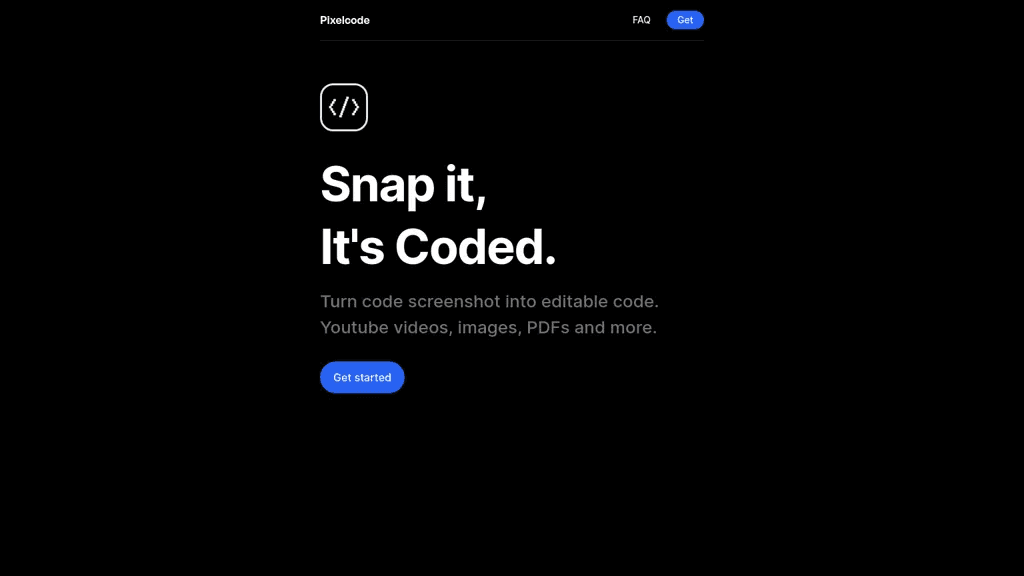 Pixelcode 工具截图