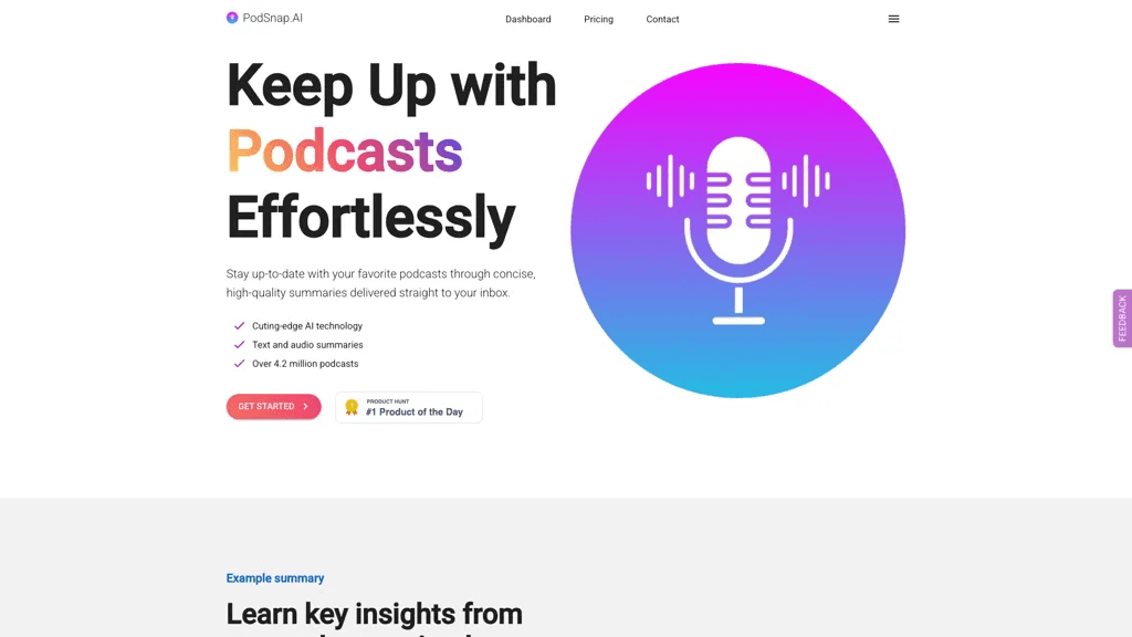 PodSnap.AI 工具截图