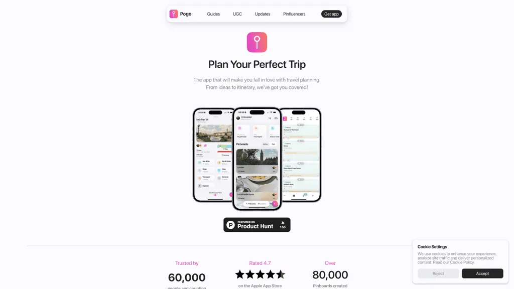 Pogo Travel 工具截图