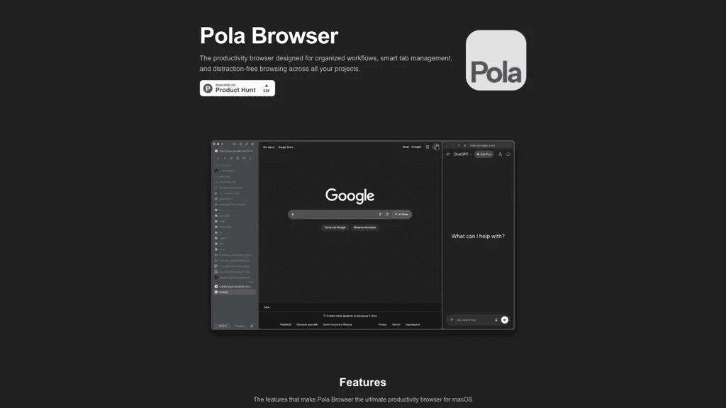 Pola Browser 工具截图