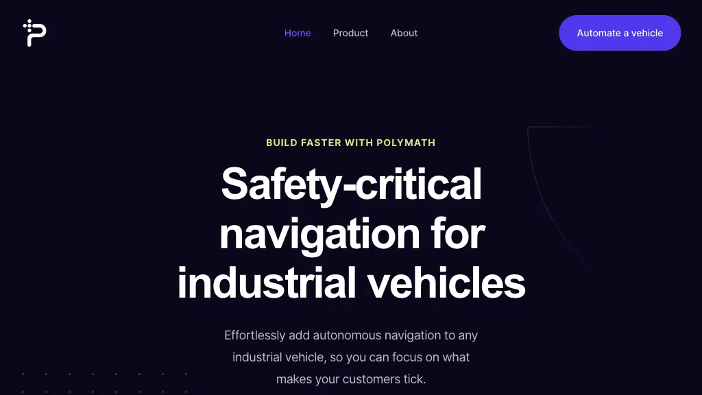 Polymath Robotics 官网截图