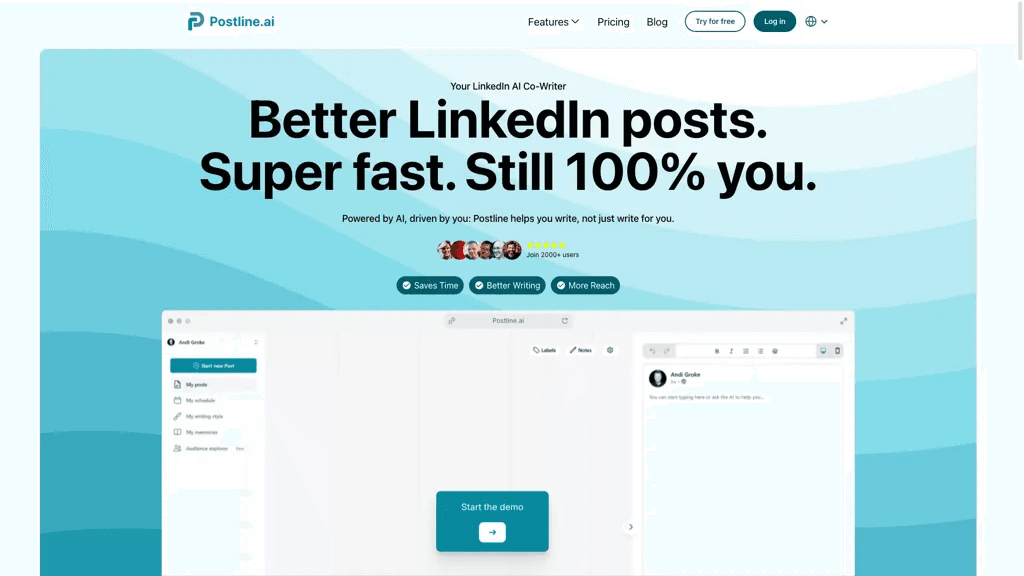 Postline.ai 工具截图