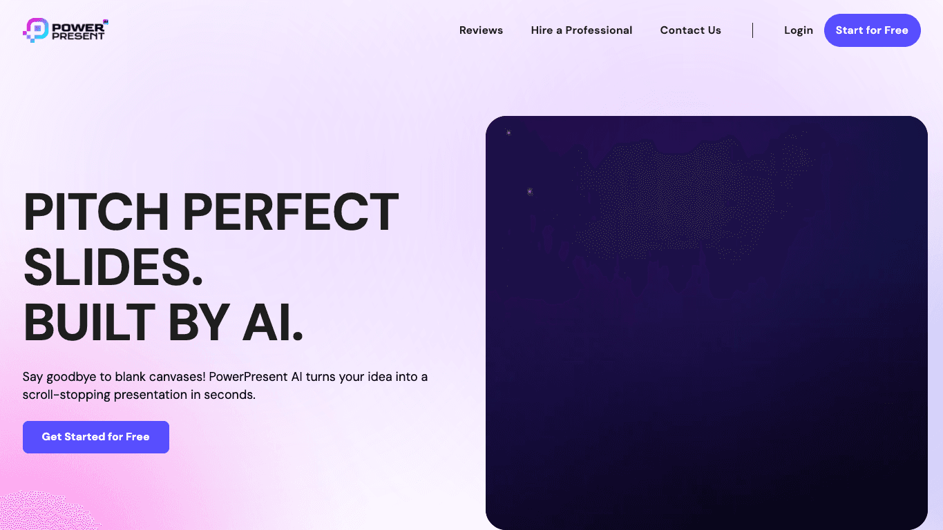 Powerpresent AI 官网截图