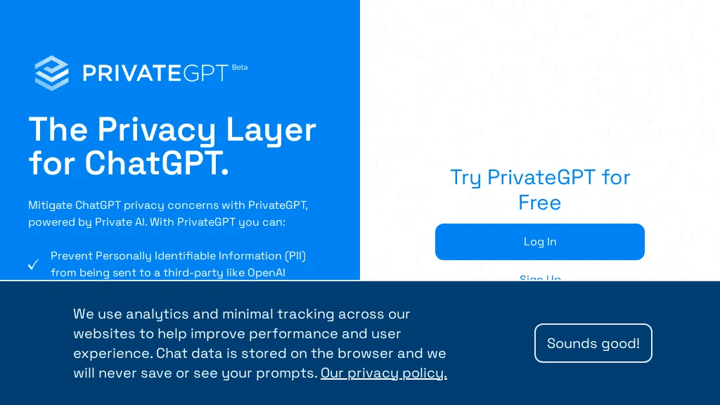 PrivateGPT 工具截图