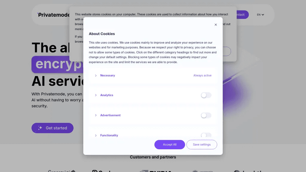 Privatemode AI 工具截图