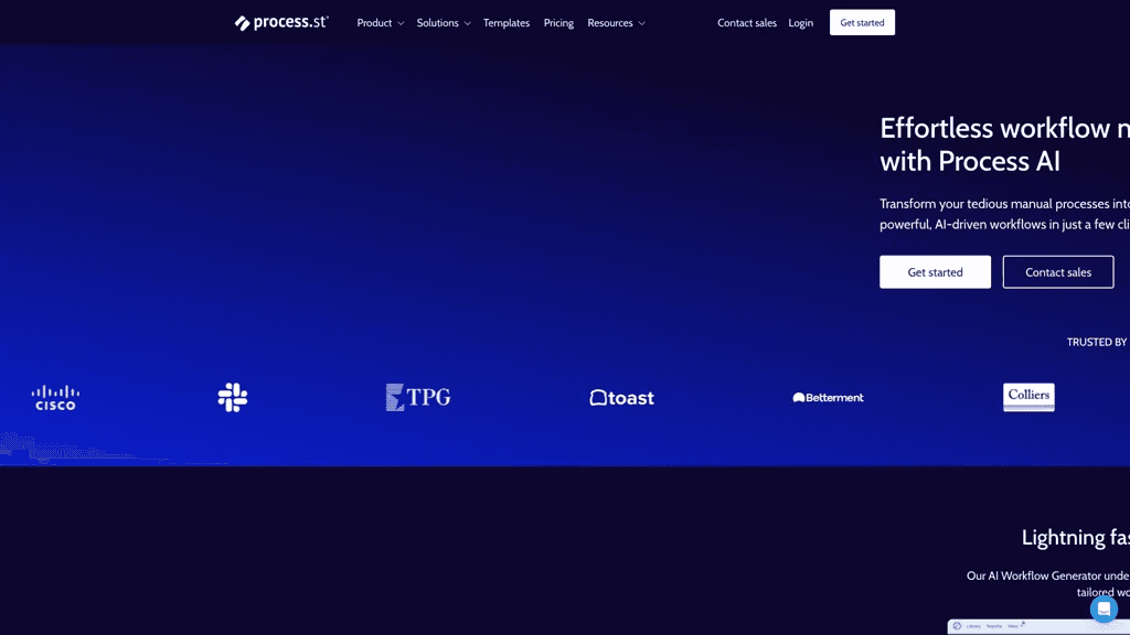 Process AI 官网截图