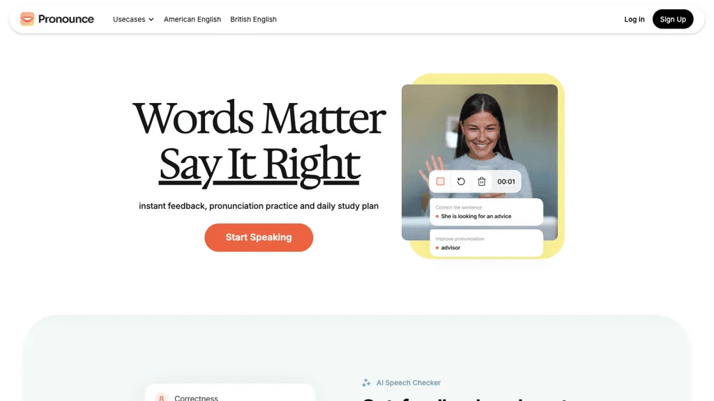 Pronounce 工具截图