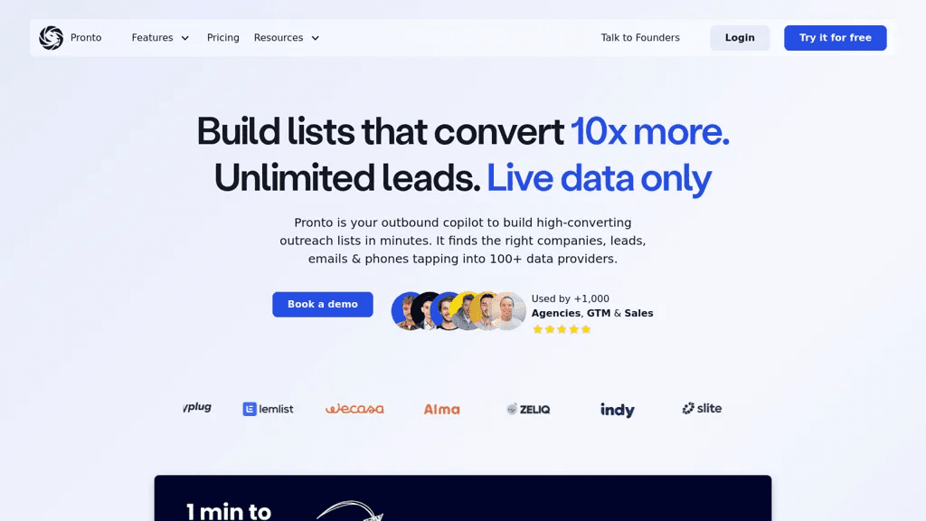 ProntoHQ 工具截图
