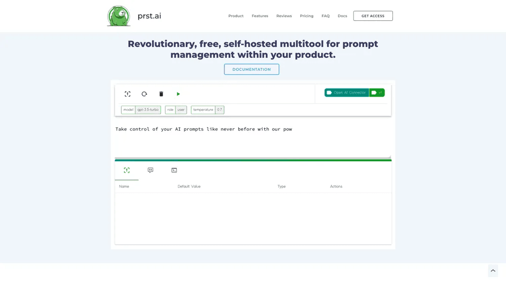 PRST.ai 工具截图