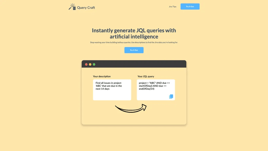 Query craft 工具截图