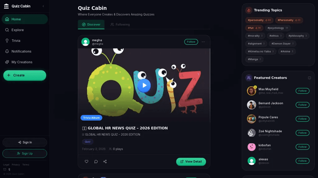 Quiz Cabin 工具截图