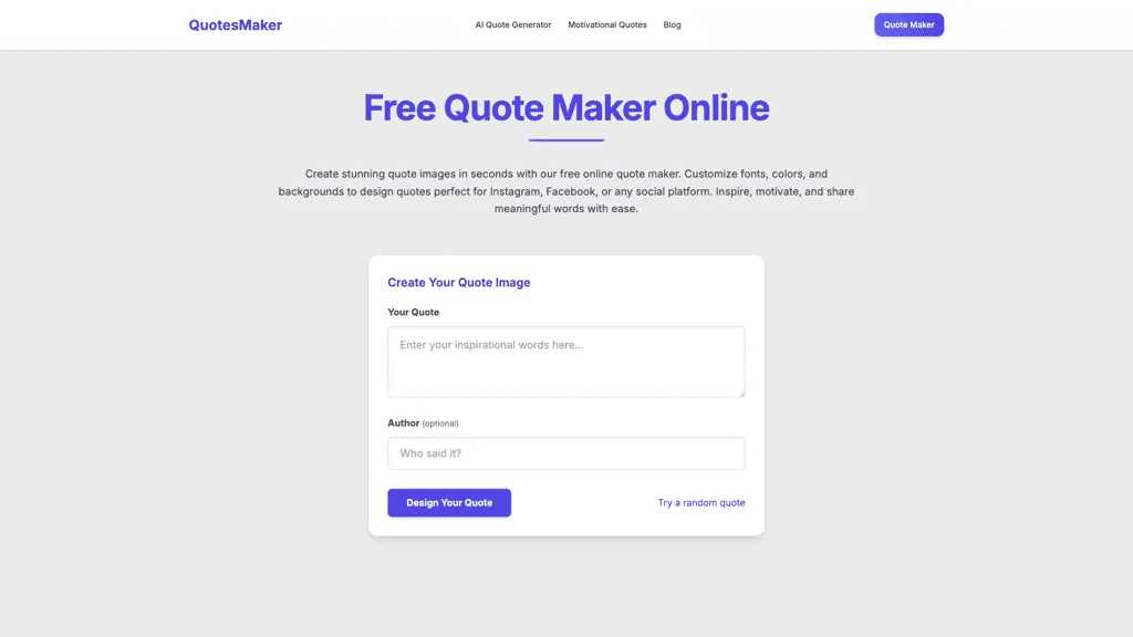 Quotesmaker 工具截图