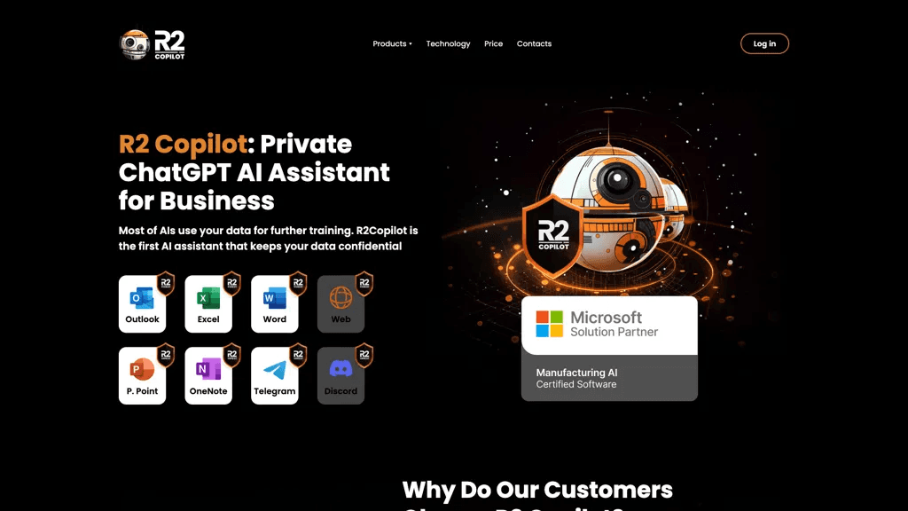 R2 Copilot 官网截图