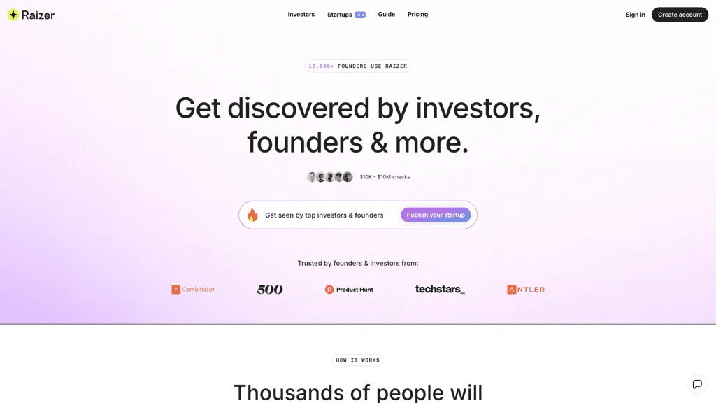 Raizer 官网截图