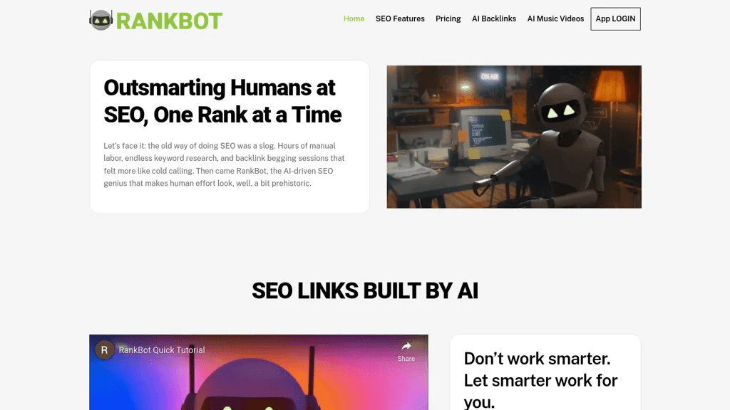 RankBot 官网截图