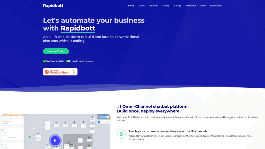 Rapidbott 官网截图