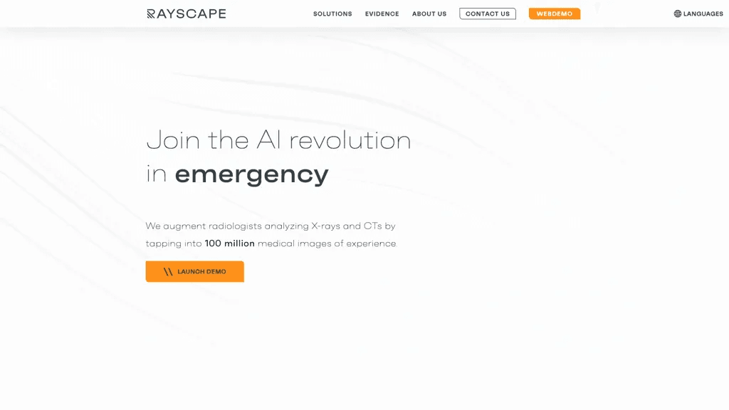 Rayscape 官网截图