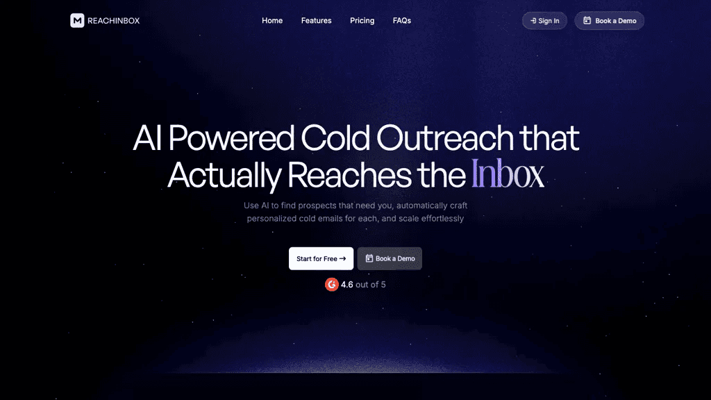 ReachInbox 工具截图